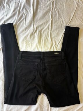 Principle Denim Innovators Black Jeans with Gold Side Stitch Detail